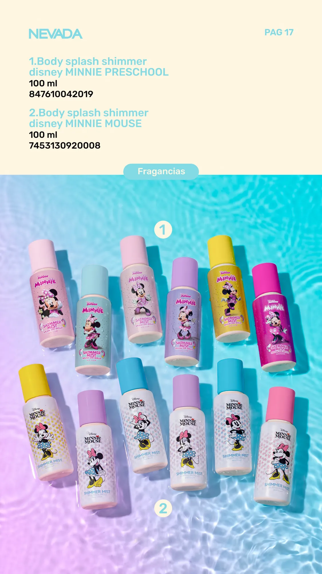 Fragancias: productos de la página 19