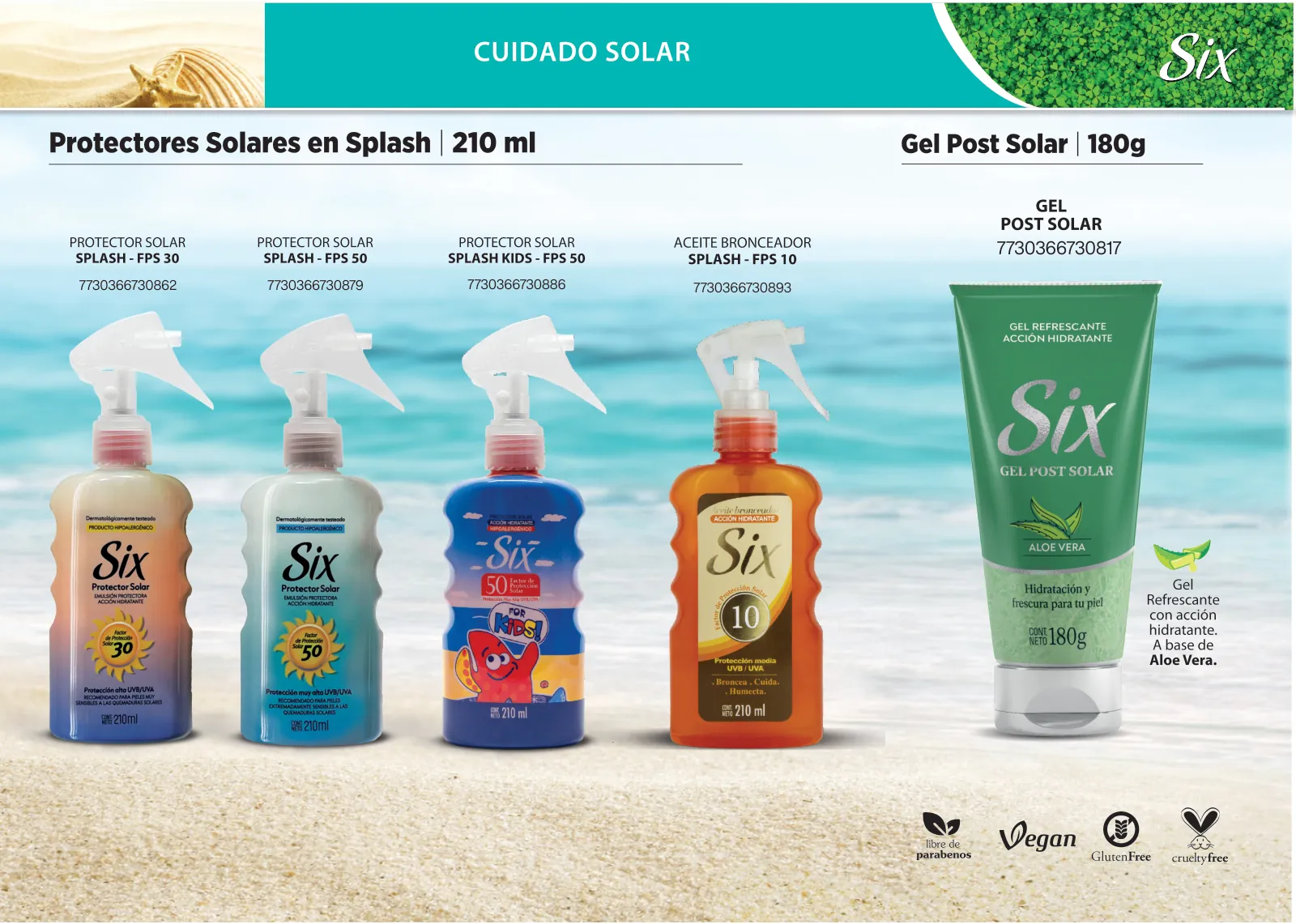 Cuidado solar: productos de la página 8